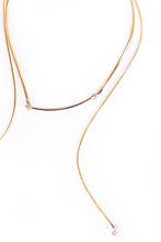 Load image into Gallery viewer, Gold Wrap Around Choker Necklace